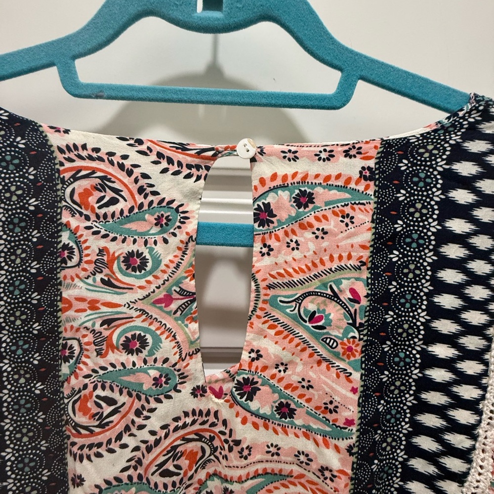 Sundance Everyday Dream Paisley Printed Boho Dress - Size Large. - Picture 6 of 7
